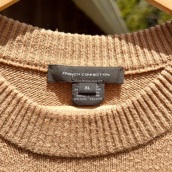 French Connection Knitted Acrylic mix Tank - tan - XL - Picture 2 of 4